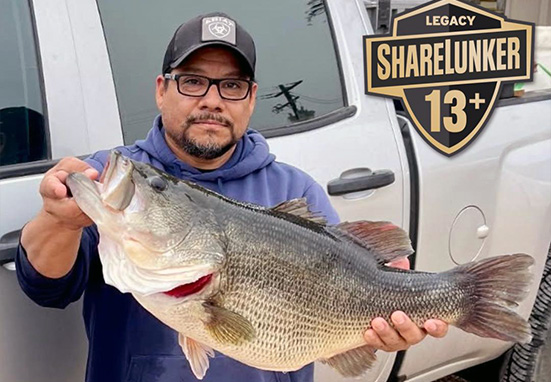 ShareLunker #674 Same fish two times same angler Ross Gomez